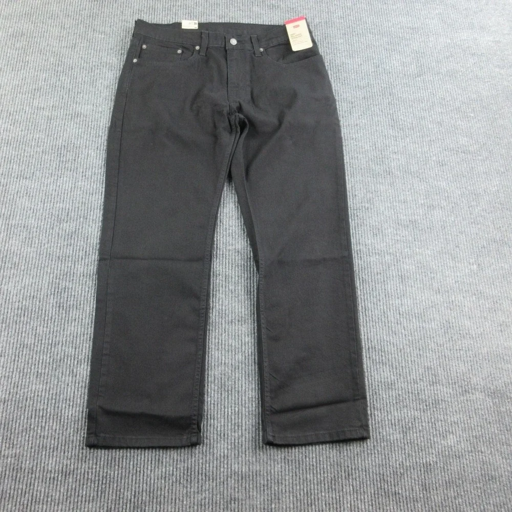 Levi's 559 Jeans Mens W34 L30 Black Relaxed Straight Stretch Denim 35x29.5* NWT